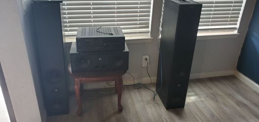 80's speakers Sony Receiver