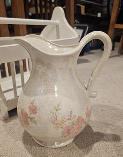 Ceramic Hand Painted Pitcher