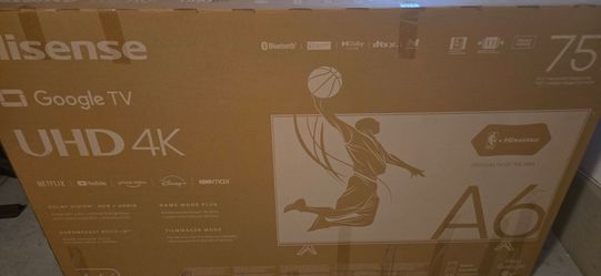 75 inch tv - free ' screen has horizontal lines but can be fixed by the right person