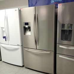 Samsung French Door Fridge - Stainless, Ice & Water Dispenser
