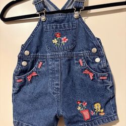Vintage Tweety Overalls
