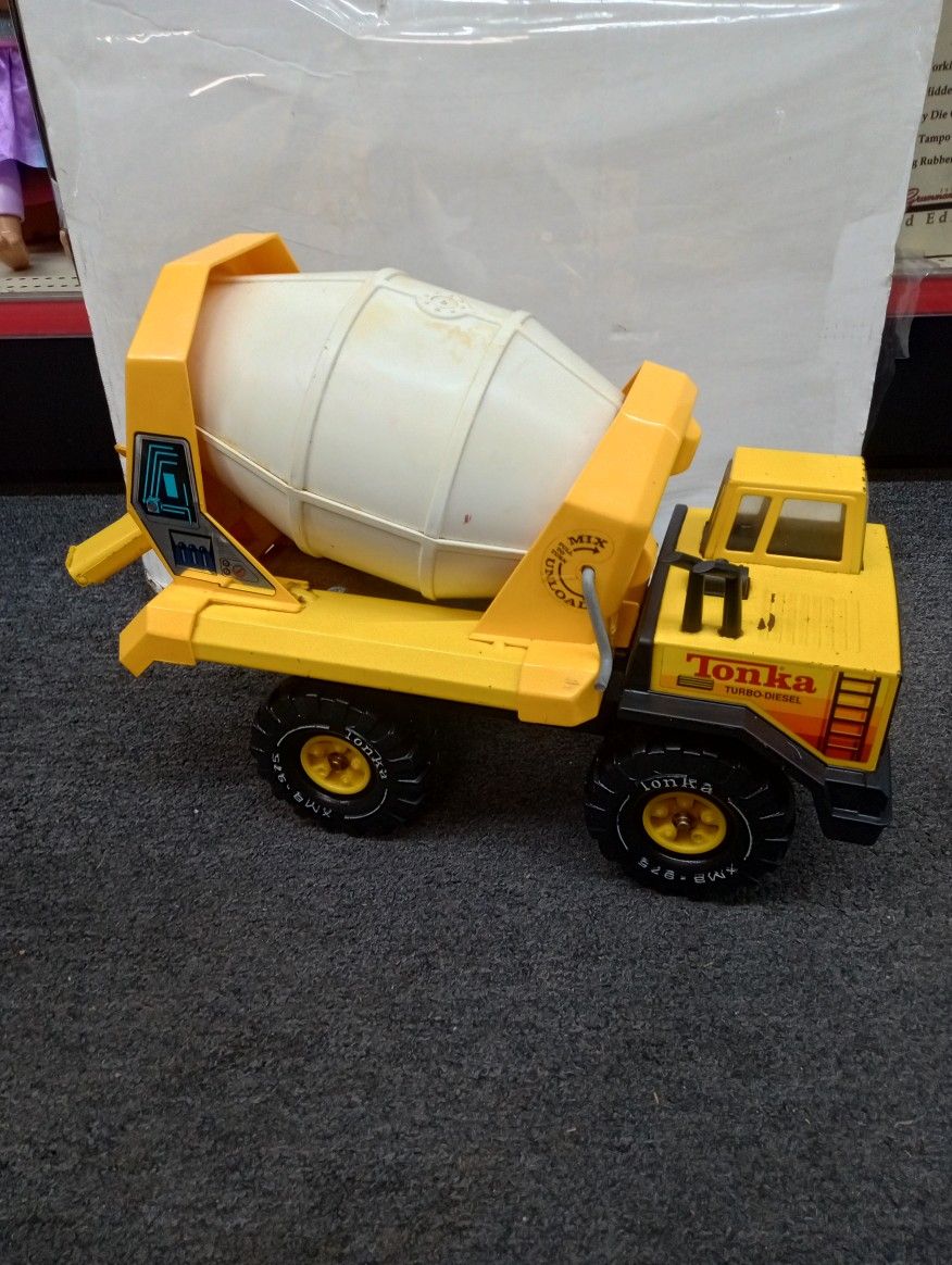 Vintage Tonka turbo Diesel cement mixer 20x9x14"H