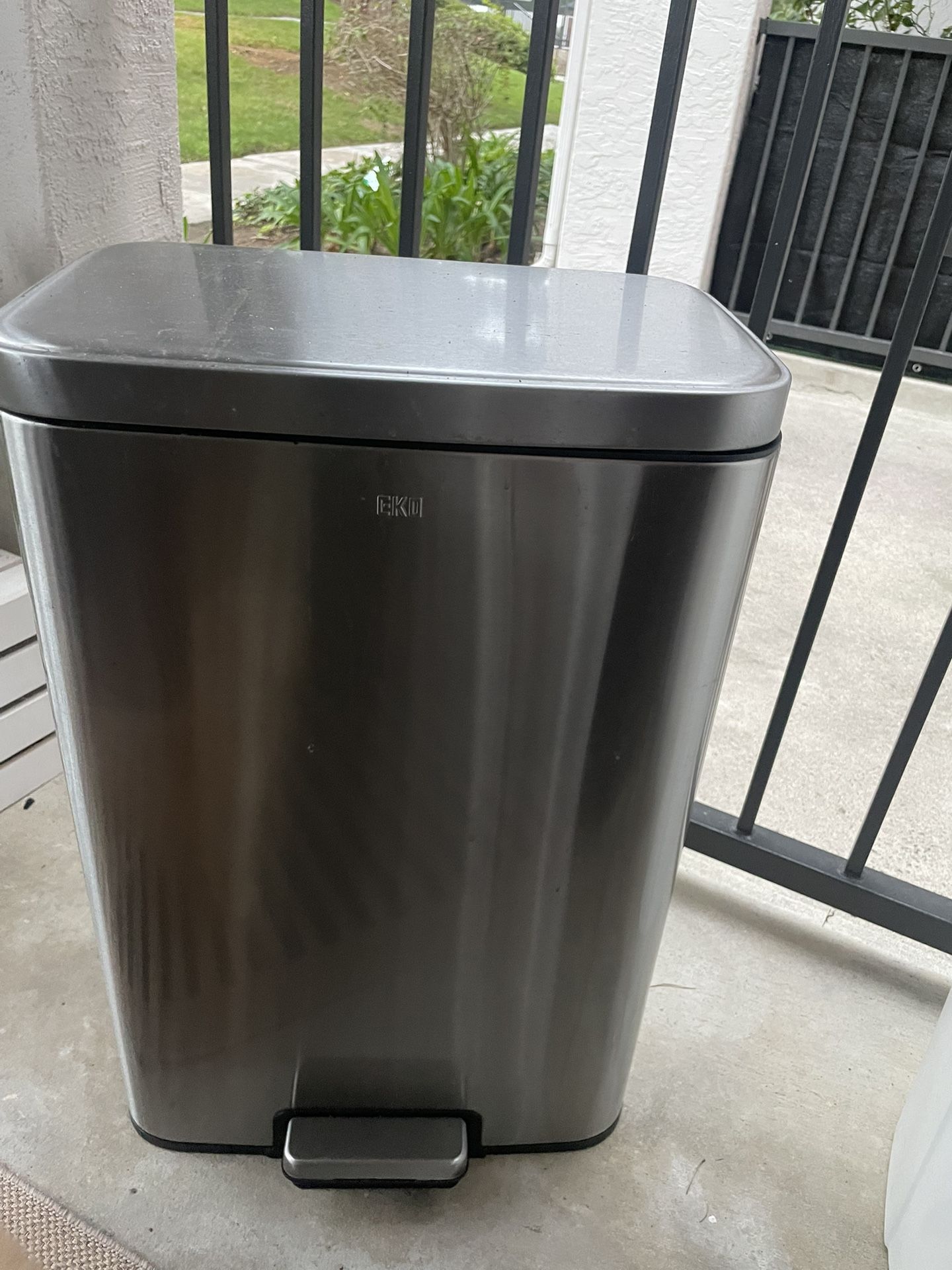 FREE STAINLESS STEEL TRASH CAN
