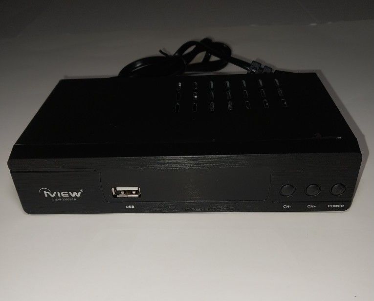Iview 3300STB ATSC Converter Box with Recording, Media Player, Built-In Digital