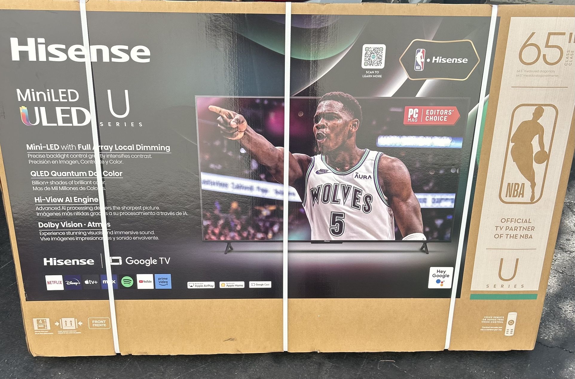 65” Inch Hisense Smart Mini-LED ULED 4K