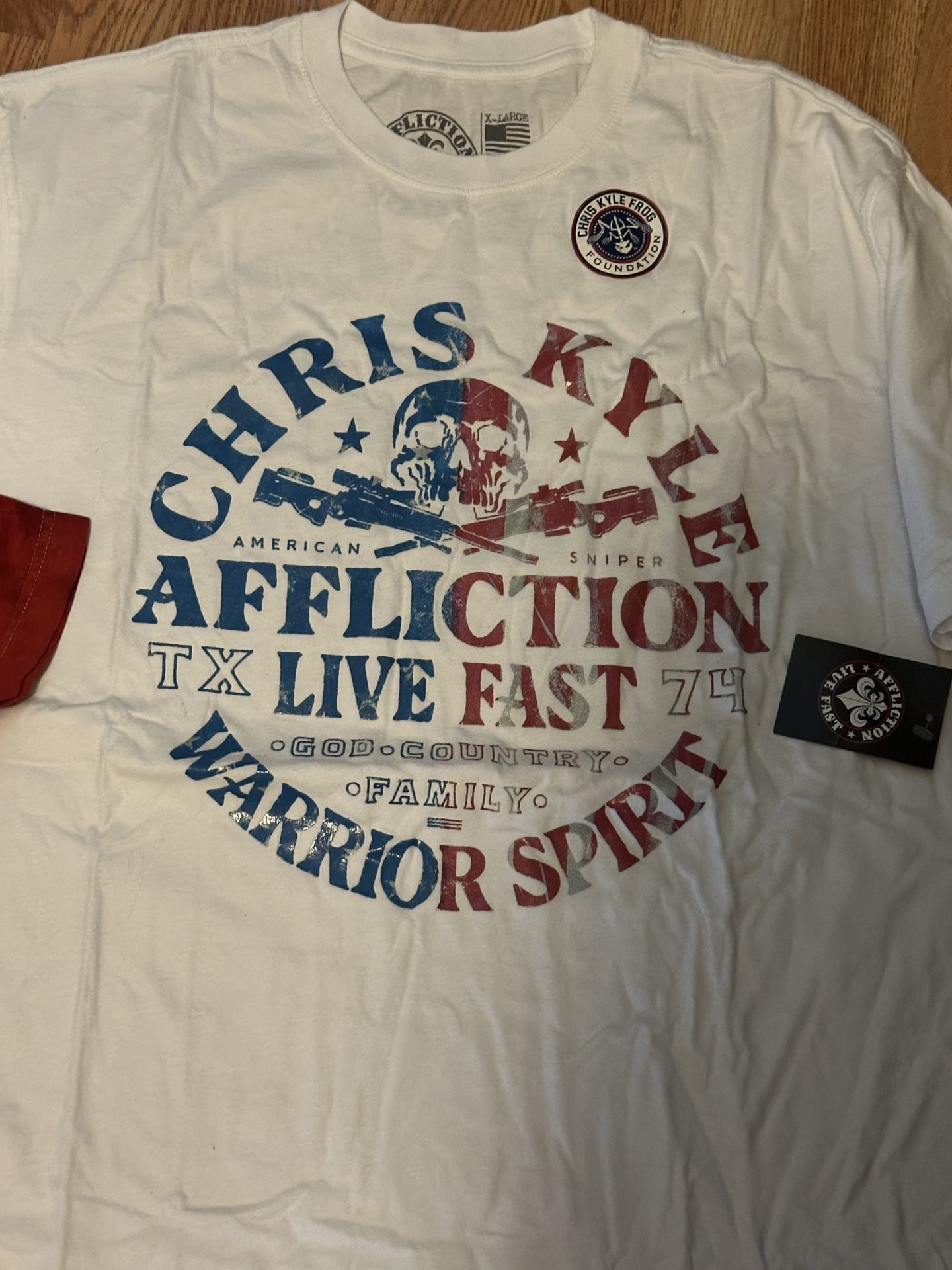 Brand New With Tag Affliction Chris Kyle Sniper Xl Mens