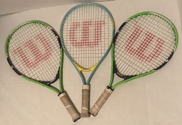 Wilson Tennis Rackets Set Of 3