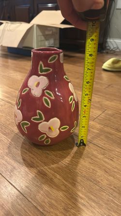 Flower Vase Hand Painted