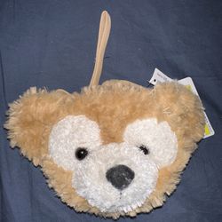 NEW Tokyo Disney Sea DUFFY Bear Plush Crossbody Coin Card Pass Holder Bag Purse