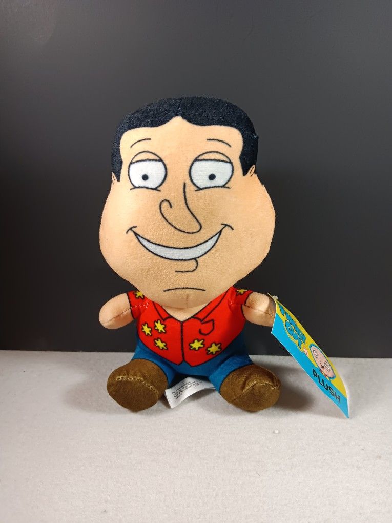 Family Guy Plush 20th Century Fox Glenn Quagmire 7" Stuffed Animal Doll Toy New