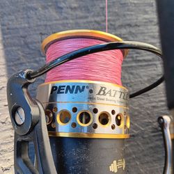 Casting Rod 10 FT Graphite Rod and Penn Battle II Reel