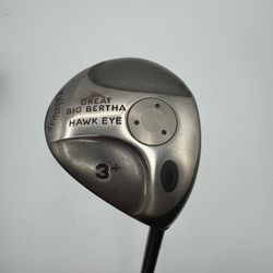 Callaway Great Big Bertha Hawk Eye 3+ Fairway Wood Regular Graphite Headcover