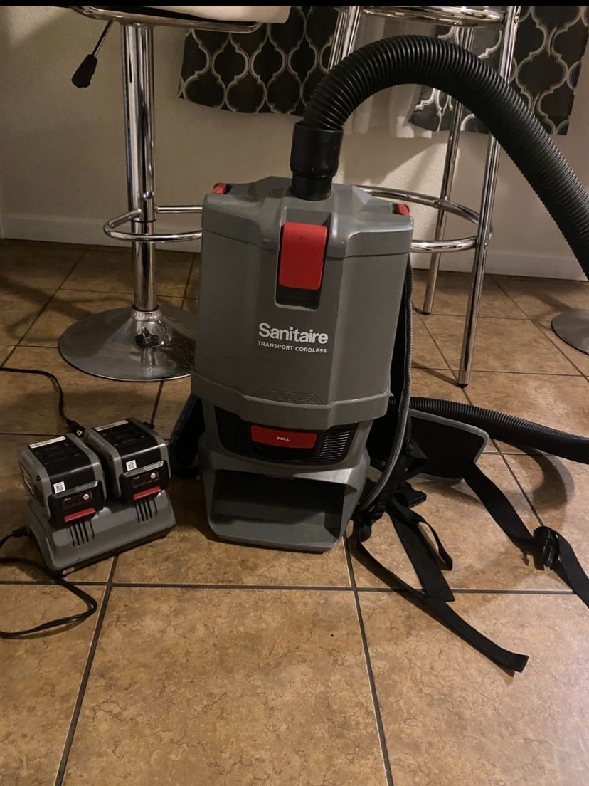 Sanitaria Cordless Transport Vacuum