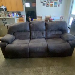 Brown Leather Couch