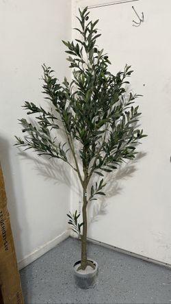 7 ft Artificial Olive Tree