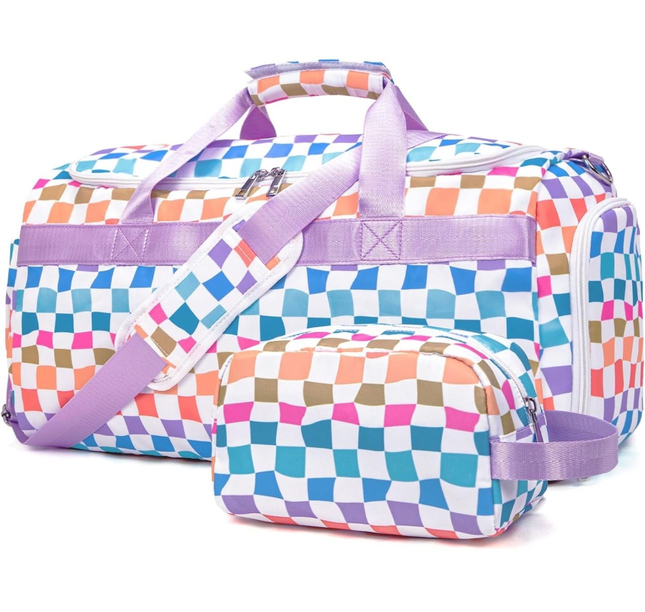 BRAND NEW Large Travel Duffle Bag with Shoe Compartment and Wet Pocket
