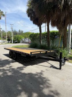 Worldwide 8.5 x 16 Bumper Pull Flatbed Trailer 10k