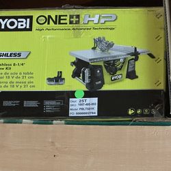 Ryobi Cordless Table Saw PBLTS01K