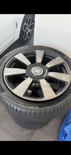 OEM Rolls-Royce Cullinan 22” Wheels & Continental Tires - Set of 4