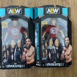 2 AEW REVOLUTION PPV LIMITED EDITION Bryan Danielson Action Figures