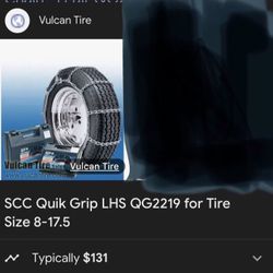 Quick Link Qc2219 Tire Chains New Old Stock See Second Photo For Fitment