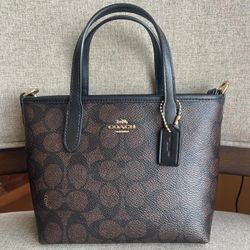 Dark Brown Coach Purse 