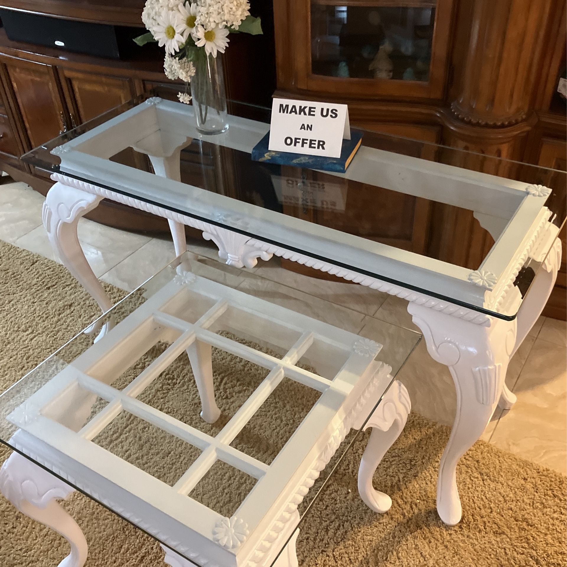 Victorian / French Inspired Modern Furniture Tables