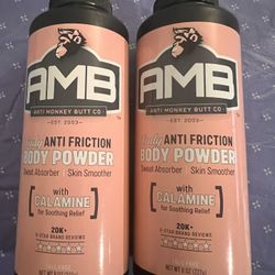 AMB 2 Pk Anti Friction Body Powder With Calamine 