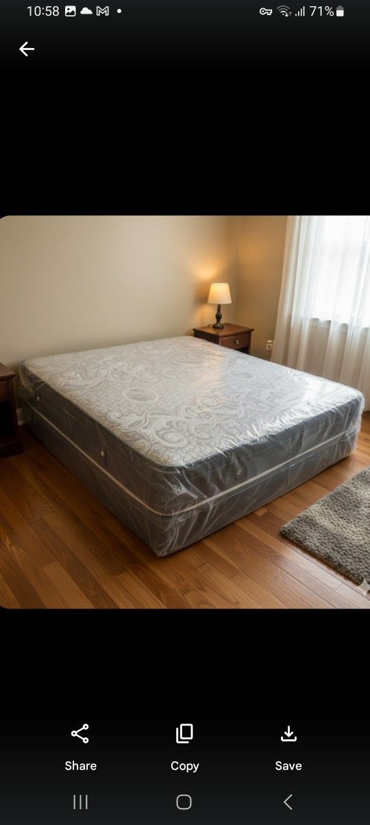 New QUEEN SIZE MATTRESS WITH BOXSPRING SET DE QUEEN SIZE BED
