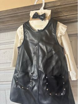 Vestido de niña 18 meses , moño, blusa y vestido