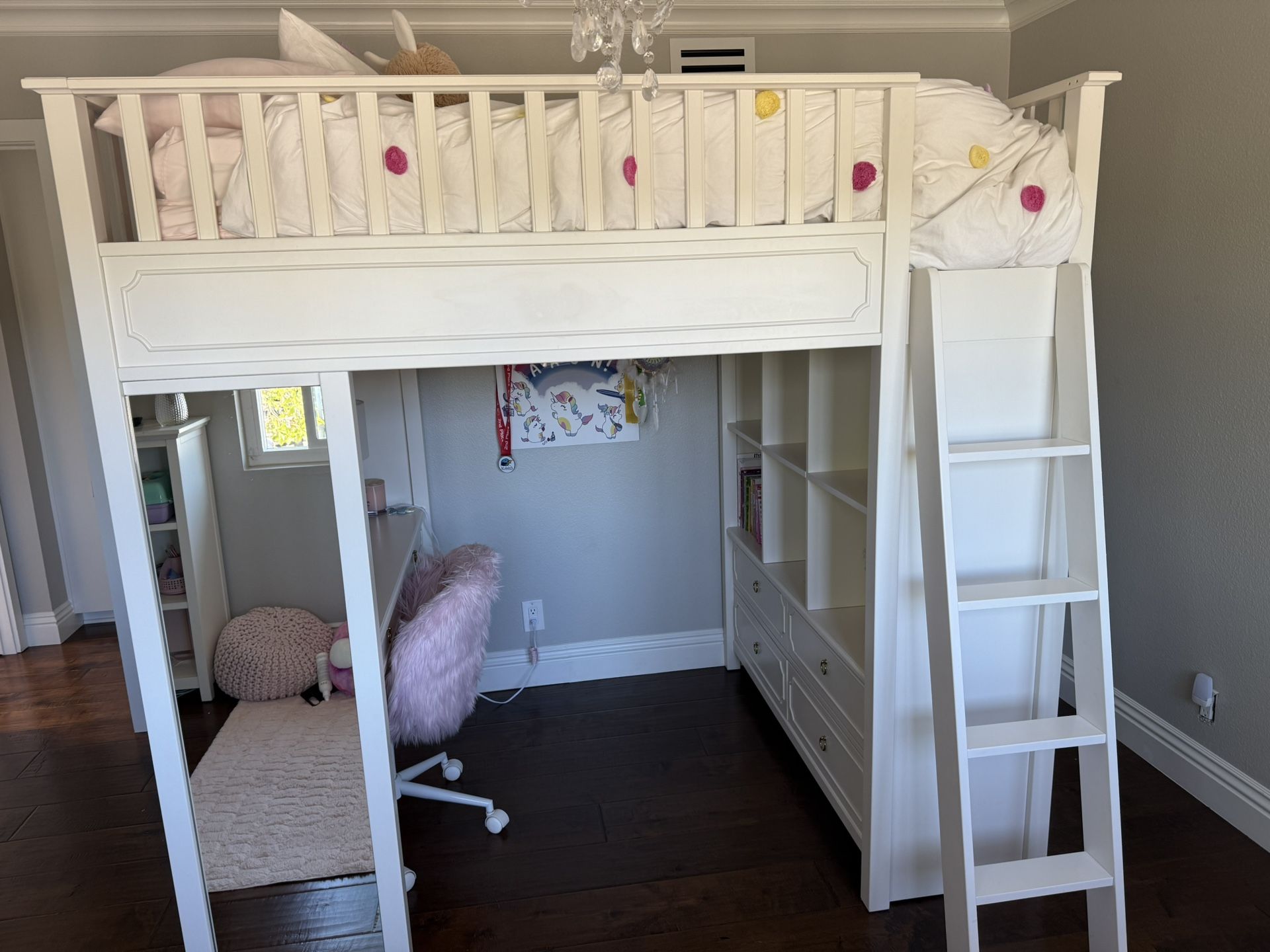 Pottery Barn Kids Ava Regency Loft Bed (full)