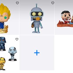 Dragon Ball Z Star Wars Futurama Invincible Funko Pops Anime Cartoon Funko Pops