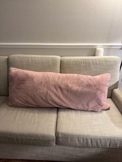 Giant Pink Fluffy Pillow