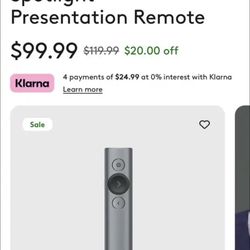 Logitech Spotlight Presentation Remote (New)