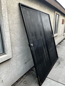 Metal door