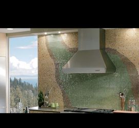 Wolf 42” Pro Wall Chimney Hood – Model PWC422418  New Open Box  Upgrade your kitchen with the sleek design and premium performance of the Wolf 42” Pro