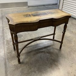 Antique Hand Painted Card/Console Table circa 1890