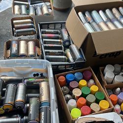 ≈300 Cans of Spray Paint