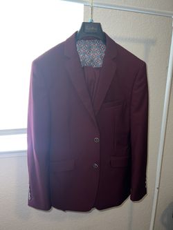 Burgundy Suit 