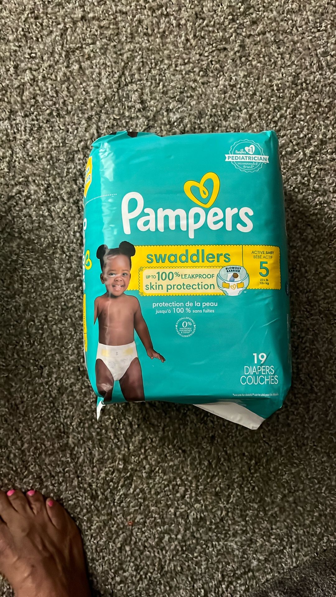 New Bag Of Pampers Number5
