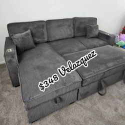 ✅️✅️Convertible Sectional W/ Cup Holder & W/ USB Port✅️