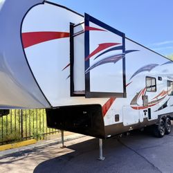 2016 Powerlite by Pacific Coachworks Toy Hauler Fifth Wheel With Slide