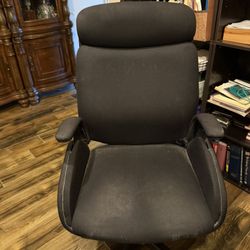 Black Fabric Office Chair 