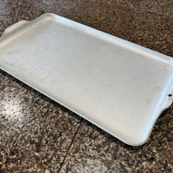 Vintage Aluminum Griddle Or Cookie Sheet