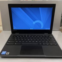 Lenovo IdeaPad 100e 2nd Gen 11” USB-C Laptop Chromebook - $49