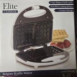 Elite Cuisine Belgian Waffle Maker