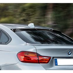 For 2015-2020 BMW 4-Series Gran Coupe F36 V-Style Carbon Fiber Rear Roof Spoiler -(2-RSP-6191-CF