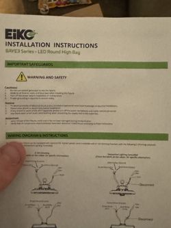 Eiko Bay3 series LED high bay lights