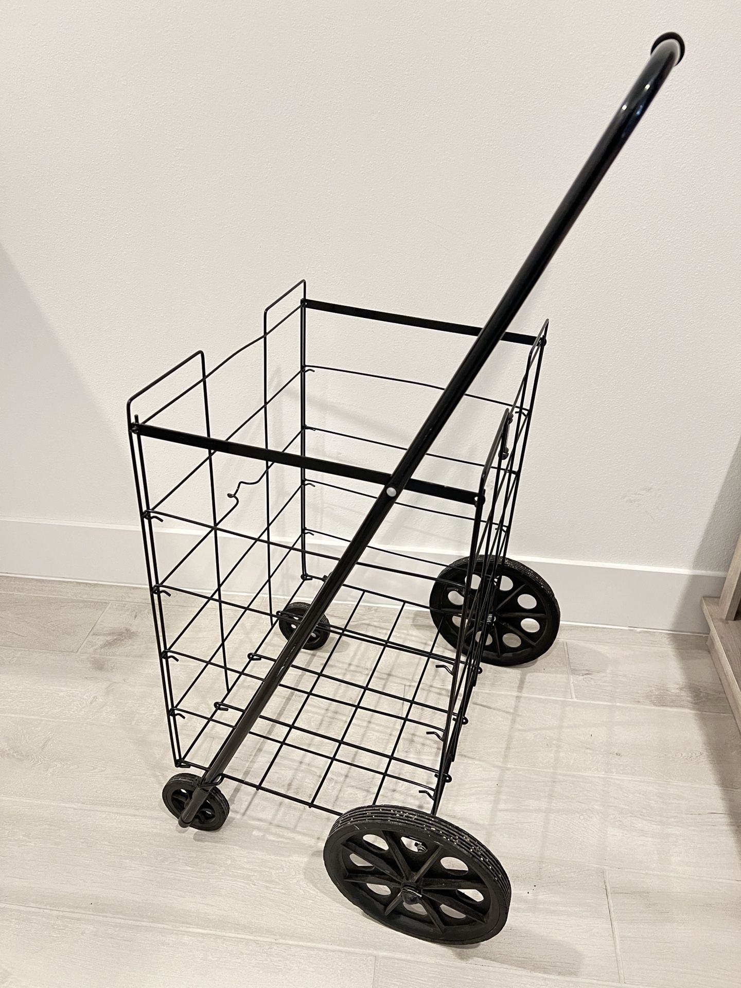 Whitmor Deluxe Utility Cart, Extra Large, Black
