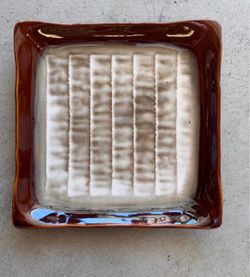 Sango Fusion Brown 10.5” Square Dinner Plate (Pattern 5052)